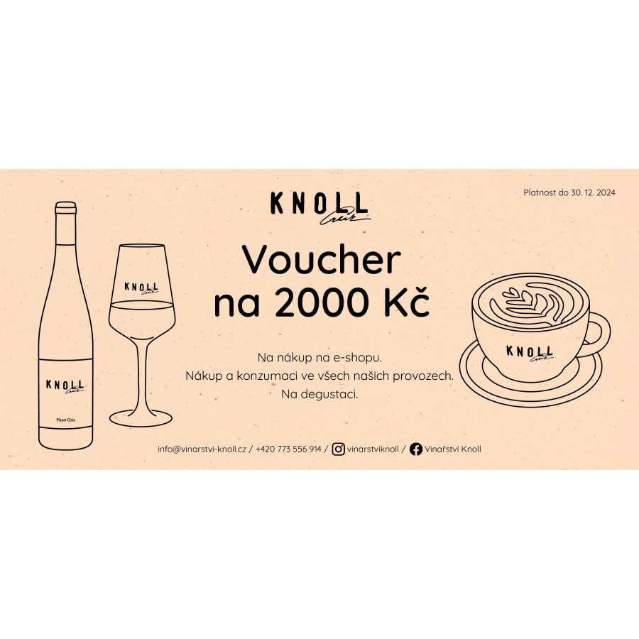 Dárkový voucher 2000 Kč